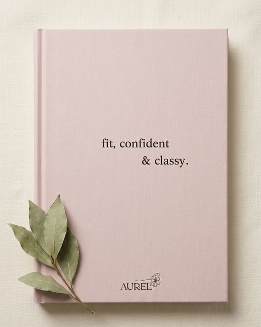 An AUREL journal with a botanical detail